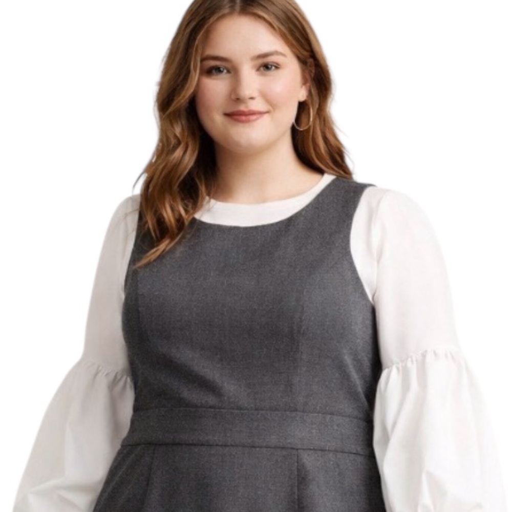 26-28W Gray Avenue Pinafore/Dress - Picture 10 of 11